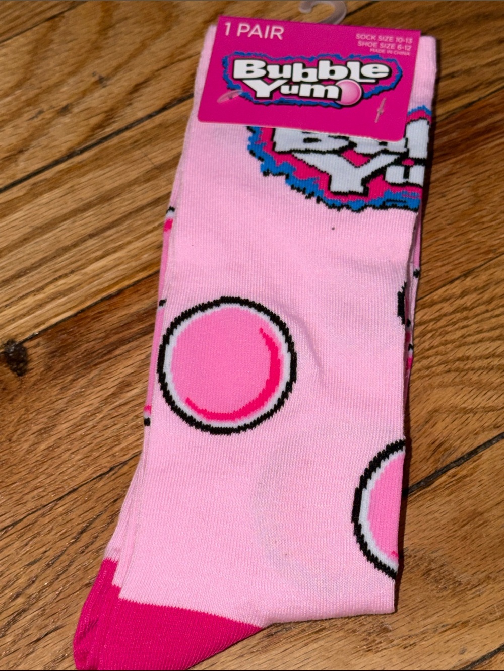 Pink Graphic Men's Socks